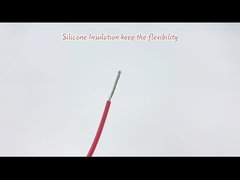 Le solide a échoué le cuivre à hautes températures de câble de silicone/cuivre bidon