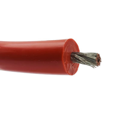 Bon prix Câble silicone haute tension 100kV, qualité industrielle, câble d'alimentation rouge En ligne