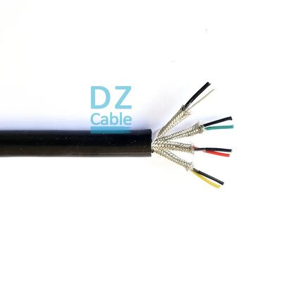 Bon prix Câble informatique blindé tressé individuel multi-paires FEP – 4 paires 18 AWG 450/750V TC/FEP/ISCR/Silicone En ligne