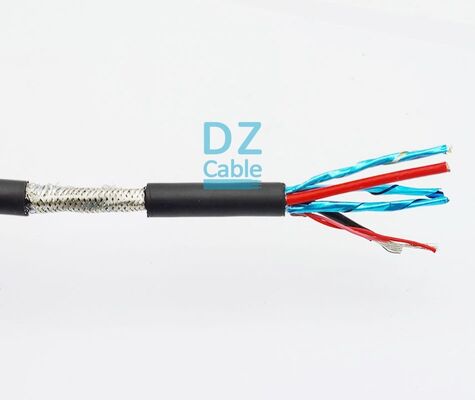 Bon prix Câble industriel personnalisé – Câble TPV blindé multicœur + multipaire 4 paires + 2 conducteurs En ligne